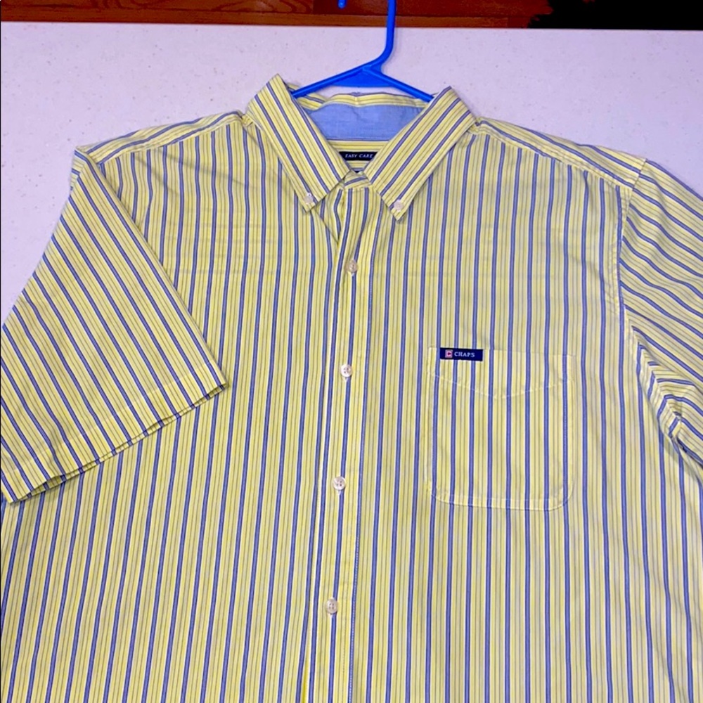 Men’s Chaps button up, short sleeve shirt